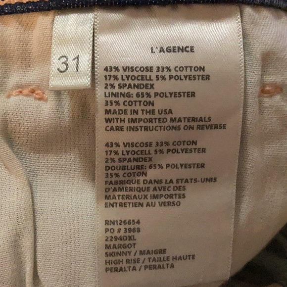 L’Agence margot high rise skinny peralta - Picture 3 of 6